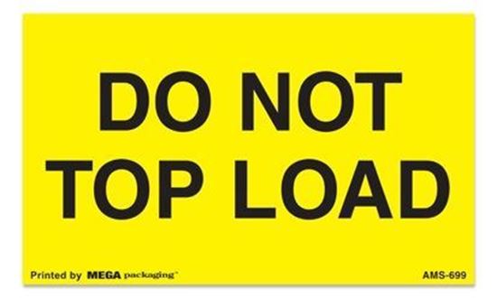Picture of Do Not Top Load - Yellow