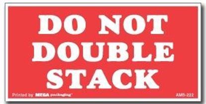 Picture of Do Not Double Stack - Red and White 2 x 4