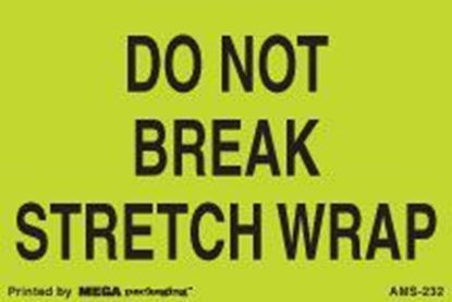 Picture of Do Not Break Stretch Wrap - Green 2 x 3