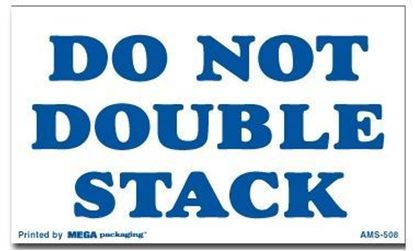 Picture of Do Not Double Stack - Blue
