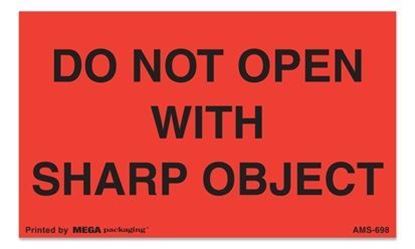 Picture of Do Not Open With Sharp Object