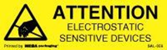 Picture of Caution Electrostatic Sensitive Devices 3/8 x 1-1/4