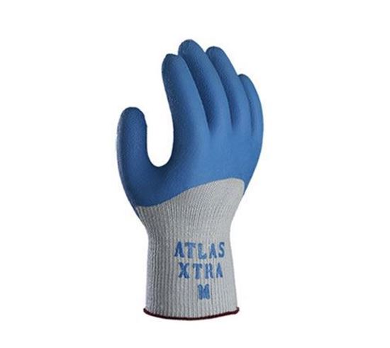 Picture of Atlas® Xtra Blue Rubber Palm and Back Coated Gloves