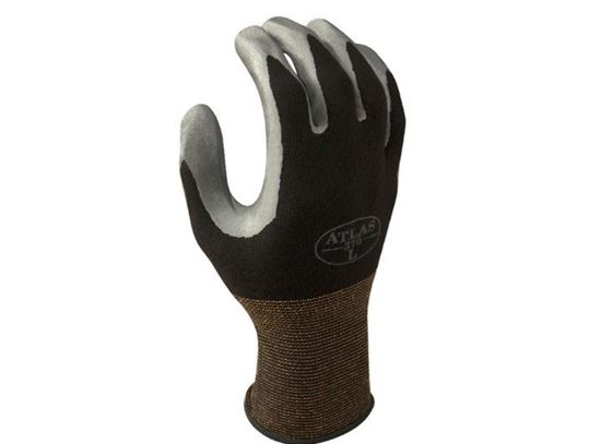 Picture of Atlas® Grey Nitrile Coated Gloves - Black Nylon Liner