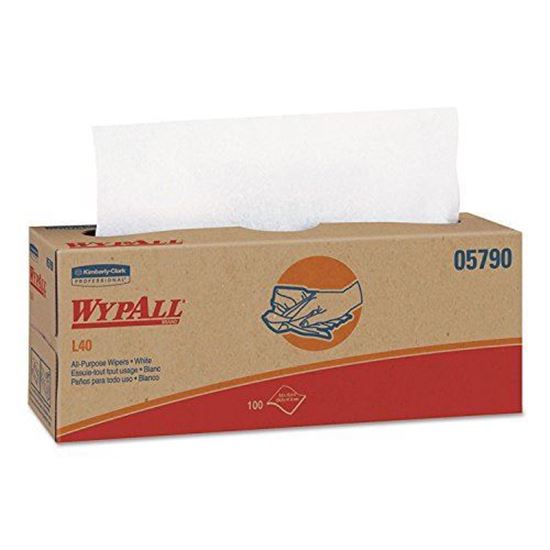 Picture of Wypall White Wipers Pop-Up Box