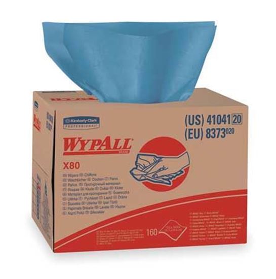 Picture of Wypall x 80 Blue Wipers