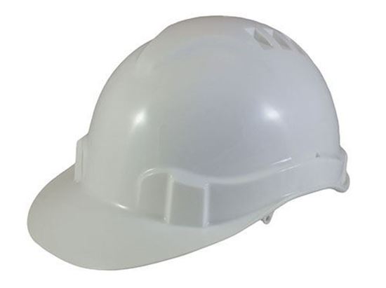 Picture of White Hard Hat - Pin Lock Size Adjustment