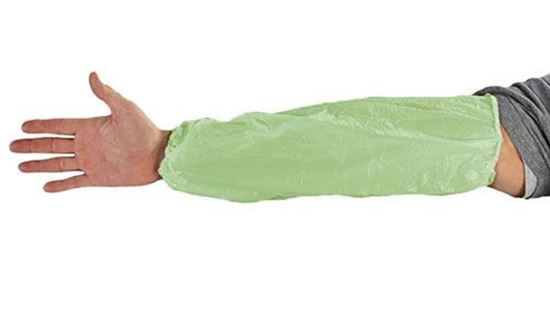 Picture of Green Polyethylene Sleeves - 18 Inch Long 2,000 each