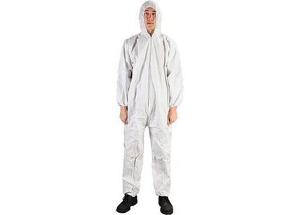 Picture of Microporous Coated Polypropylene Coveralls - Hood and Booties 3X