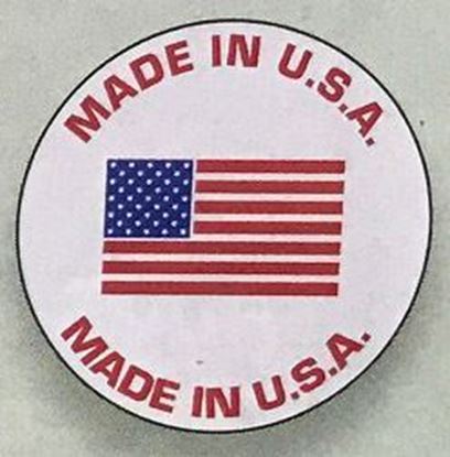 Picture of Made in the USA Label - Round