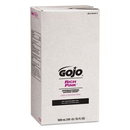 Picture of Go-Jo Rich Pink Antibacterial Lotion Soap Refill