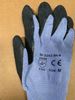 Picture of Black Latex Coated Gloves - Grey String Knit