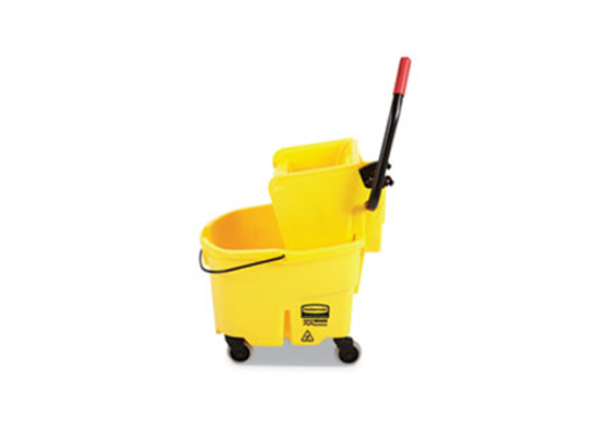 Picture of Yellow Rubbermaid Commercial Wavebrake 26 Quart