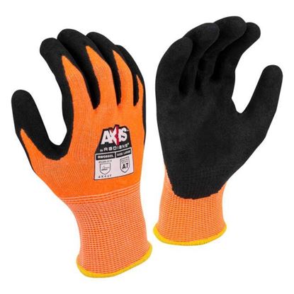 Picture of Radians RWG559 AXIS™ Cut Protection Level A7 Sandy Nitrile Coated Glove